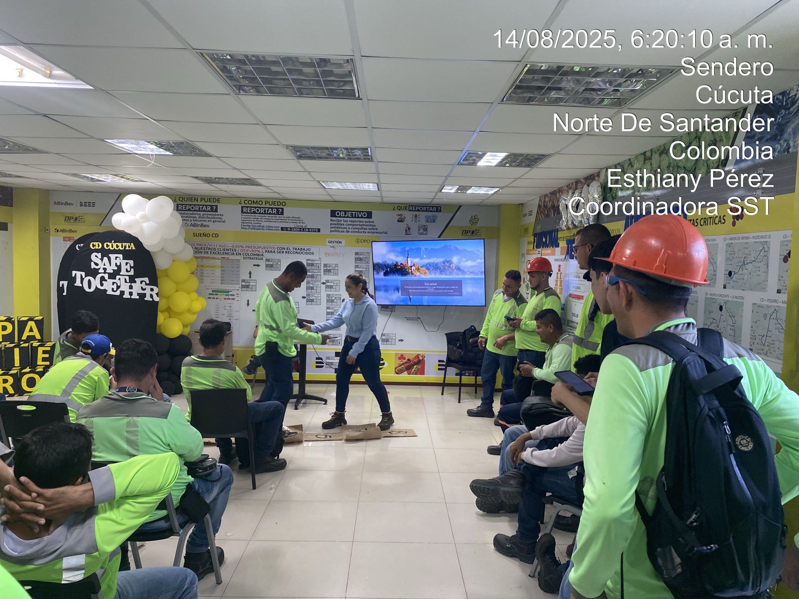 Evidencia de capacitación